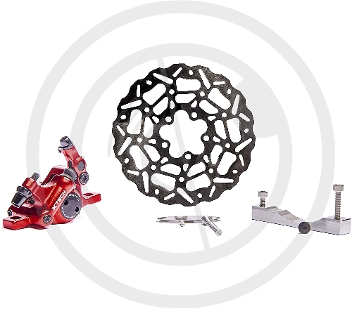 Kit frenante con disco a margherita da 135mm
